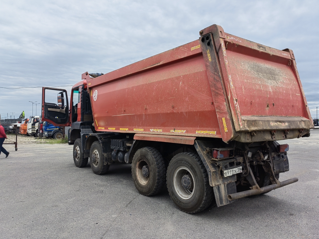 Бецема БЦМ-59 на шасси MAN TGS 8x8 Самосвал 2017 г. - фото 5