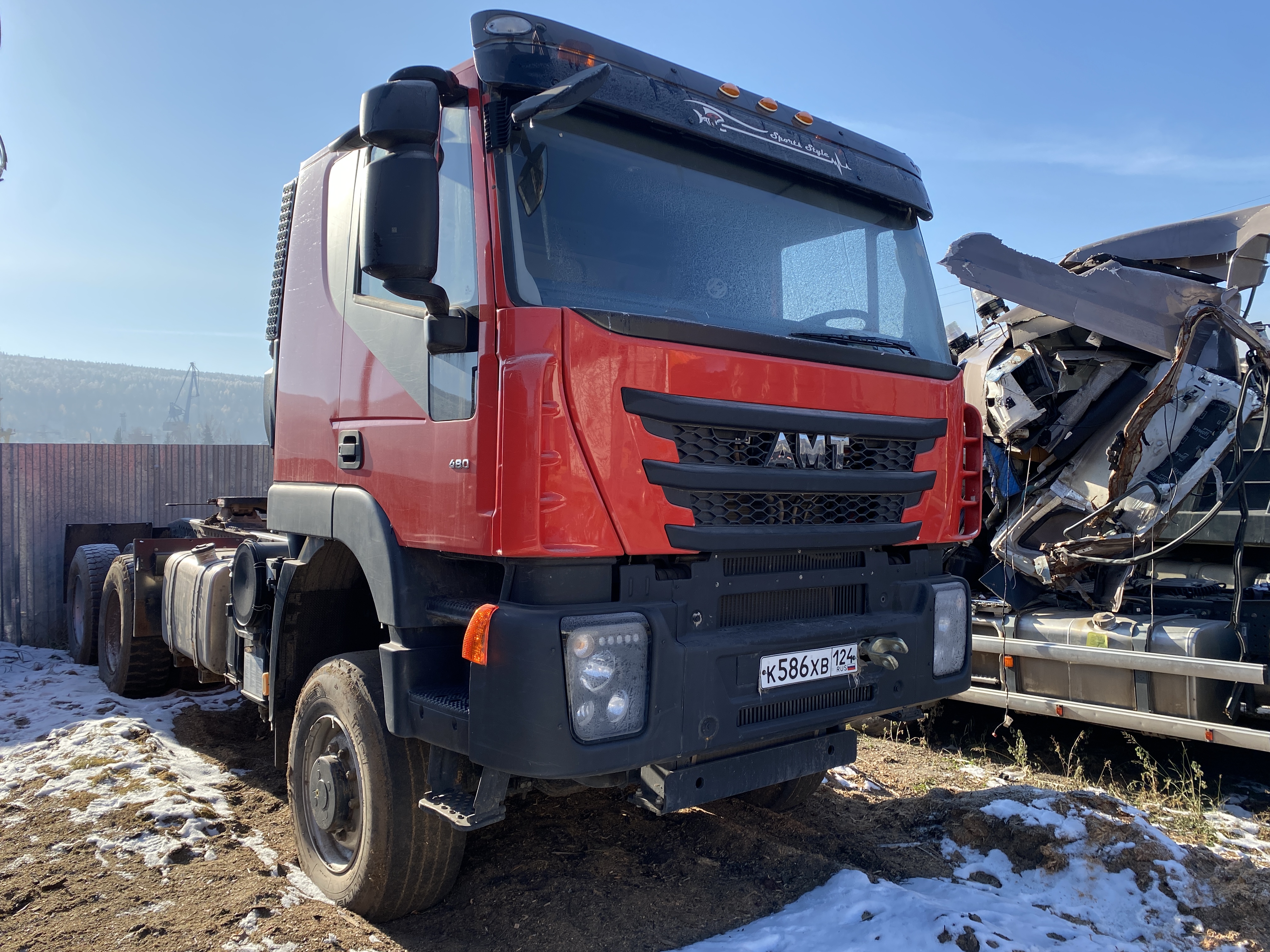 AMT N.V. 6329* 6x6 Седельный тягач с КМУ 2023 г. - фото 2