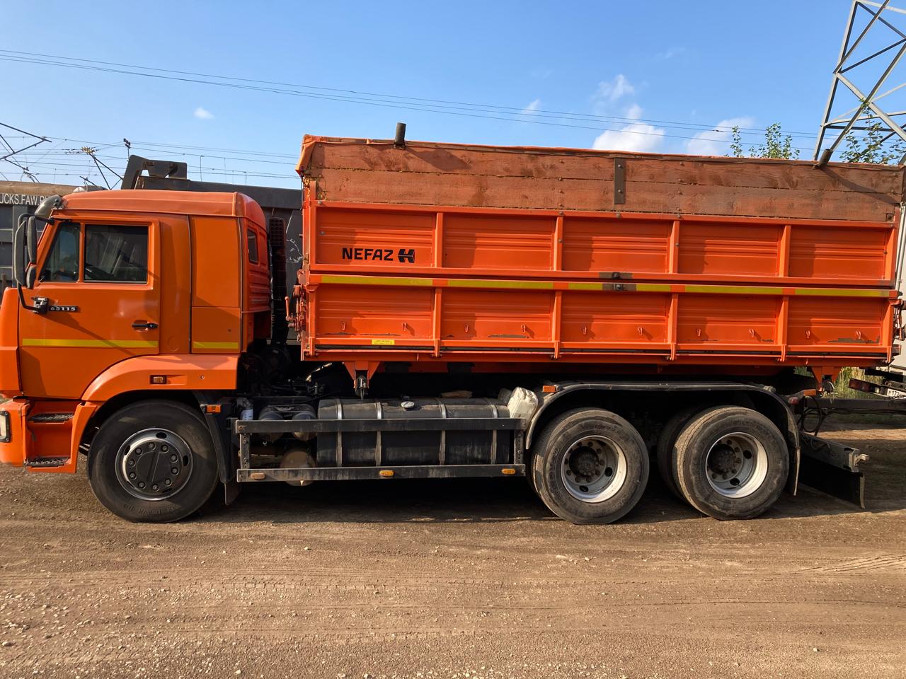 НефАЗ 4514* на шасси КамАЗ 65115 6x4 Зерновоз 2023 г. - фото 4