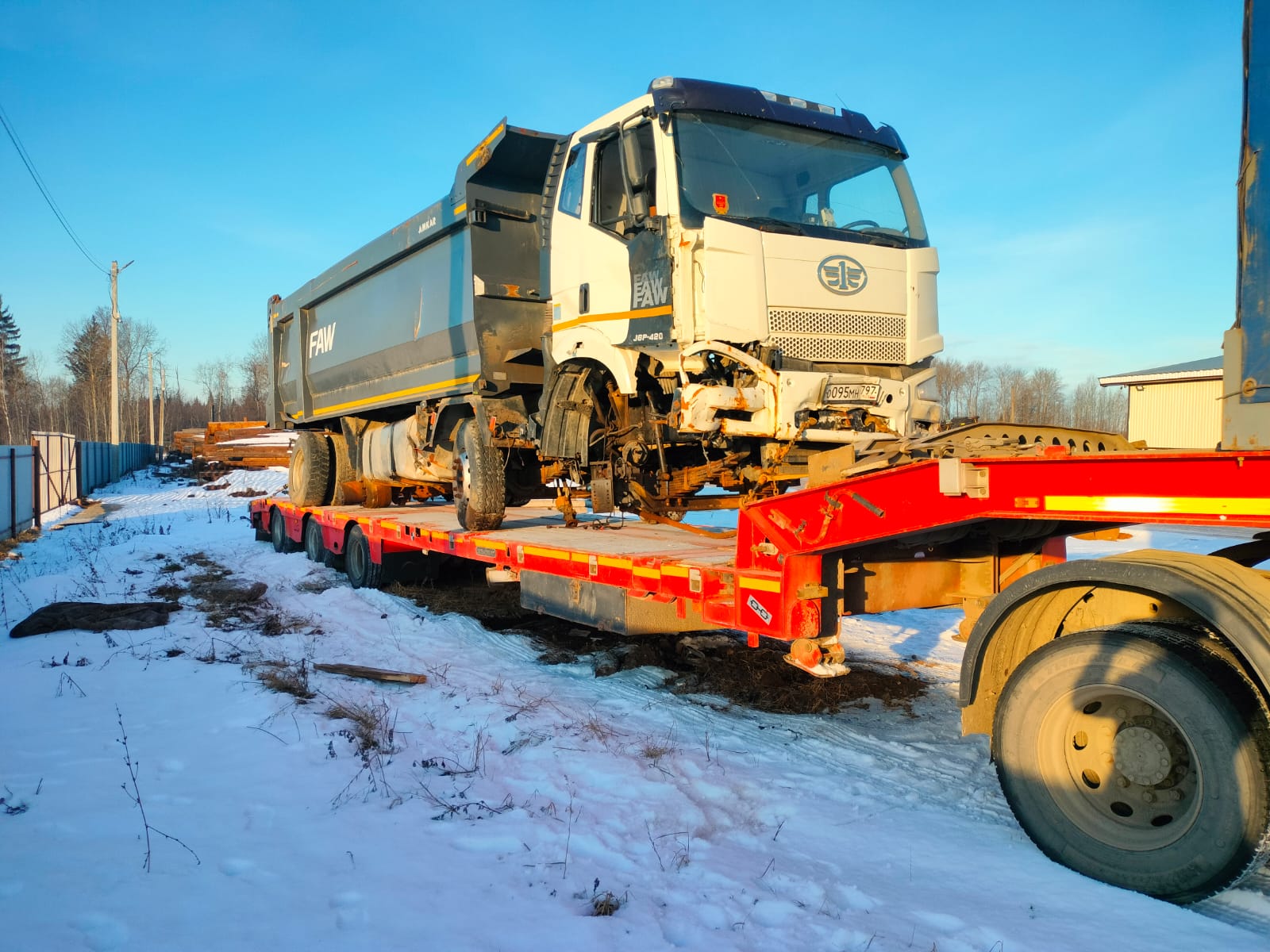 Автомастер 6589* на шасси FAW CA 3310 8x4 Самосвал 2022 г.
