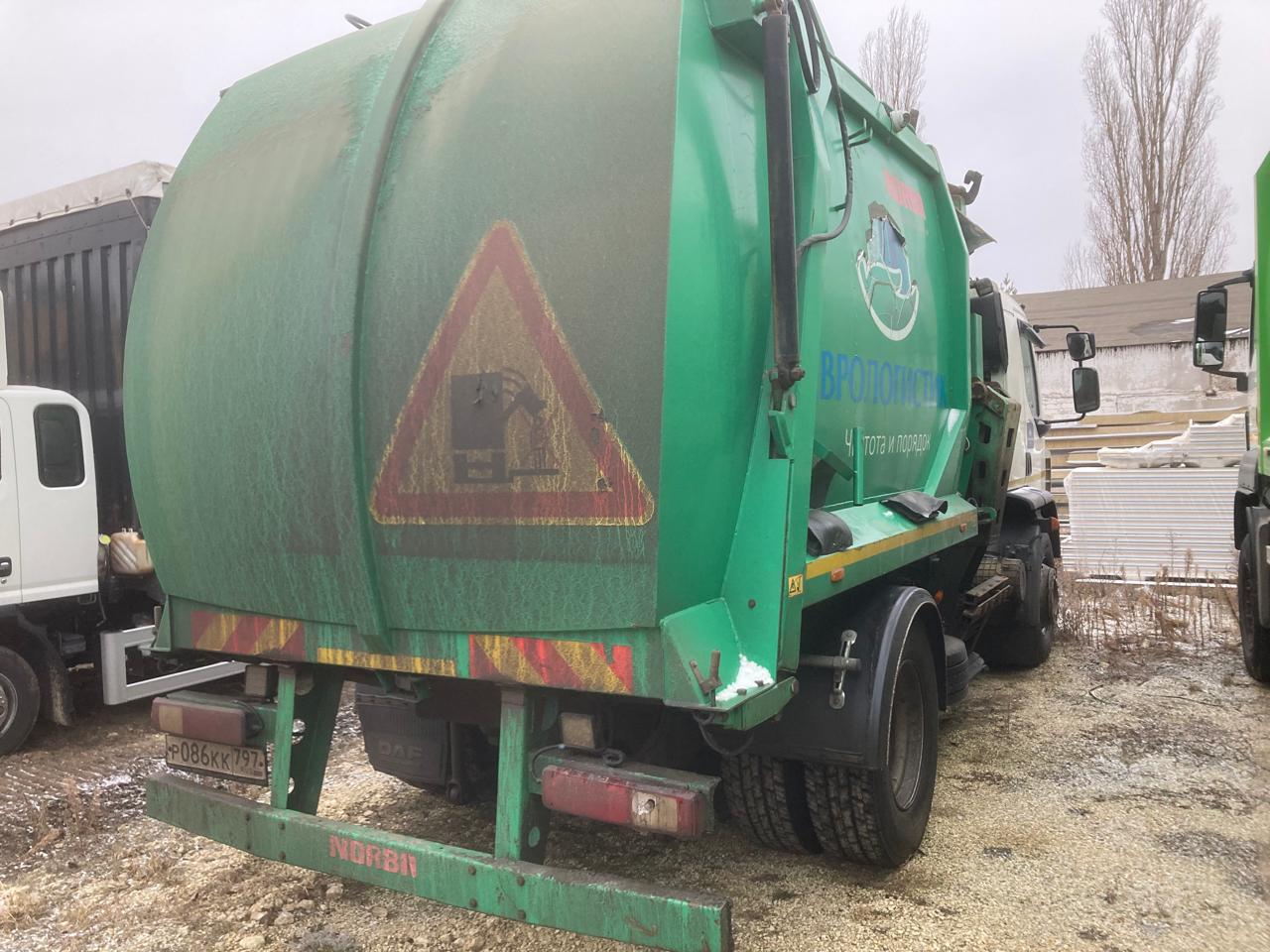 ПМЗ-АвтоБетон UMC* на шасси DAF LF 4x2 Мусоровоз 2018 г. - фото 3