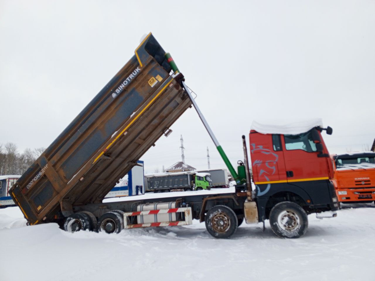 SITRAK C7H 8x4 Самосвал 2023 г. - фото 4