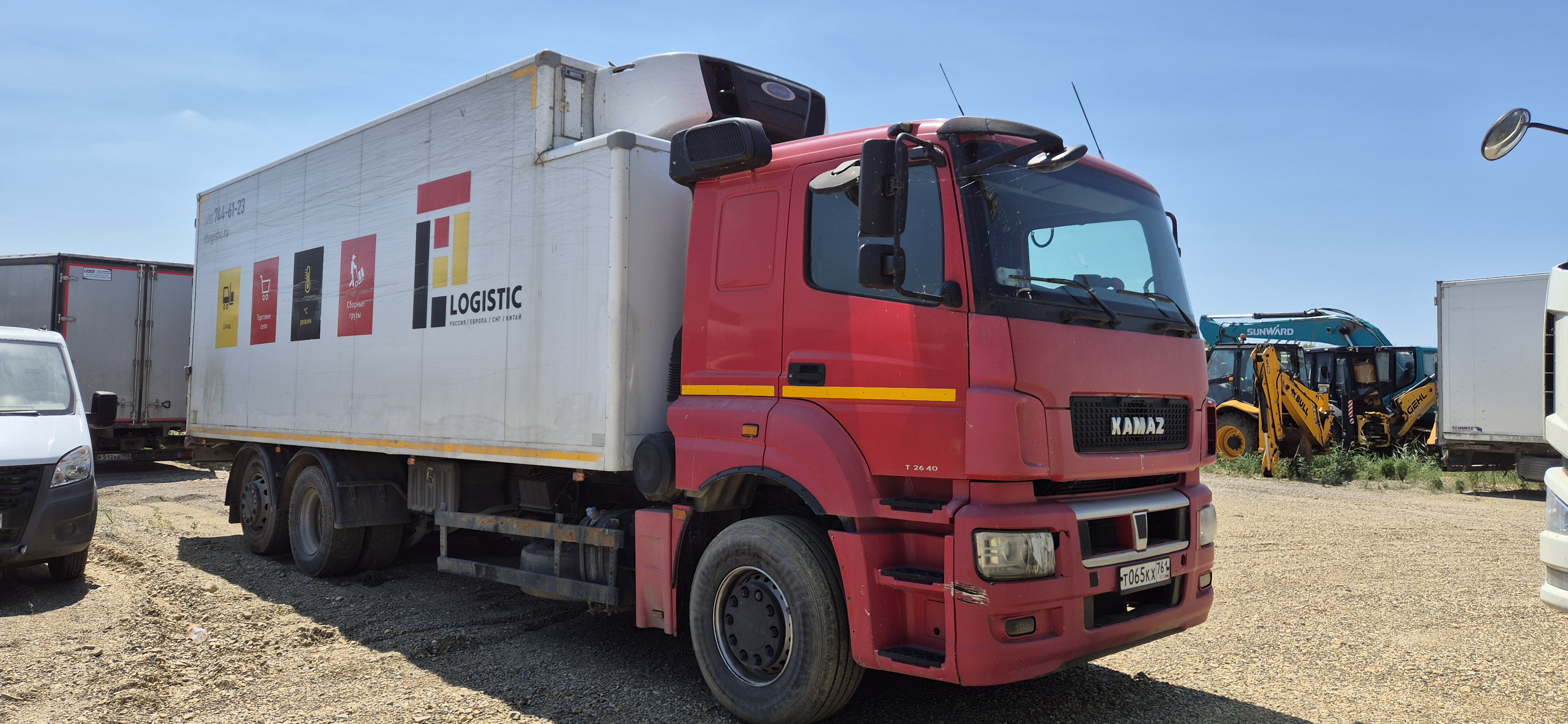 Центртранстехмаш АФ-4741* на шасси КамАЗ 65208 6x2 Изотермический/рефрижератор с гидробортом 2016 г. - фото 8