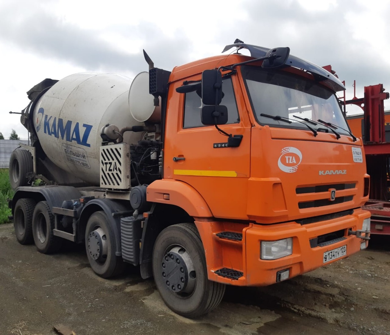Туймазинский завод автобетоновозов 5814* на шасси КамАЗ 6540 8x4 Автобетоносмеситель 2021 г. - фото 3
