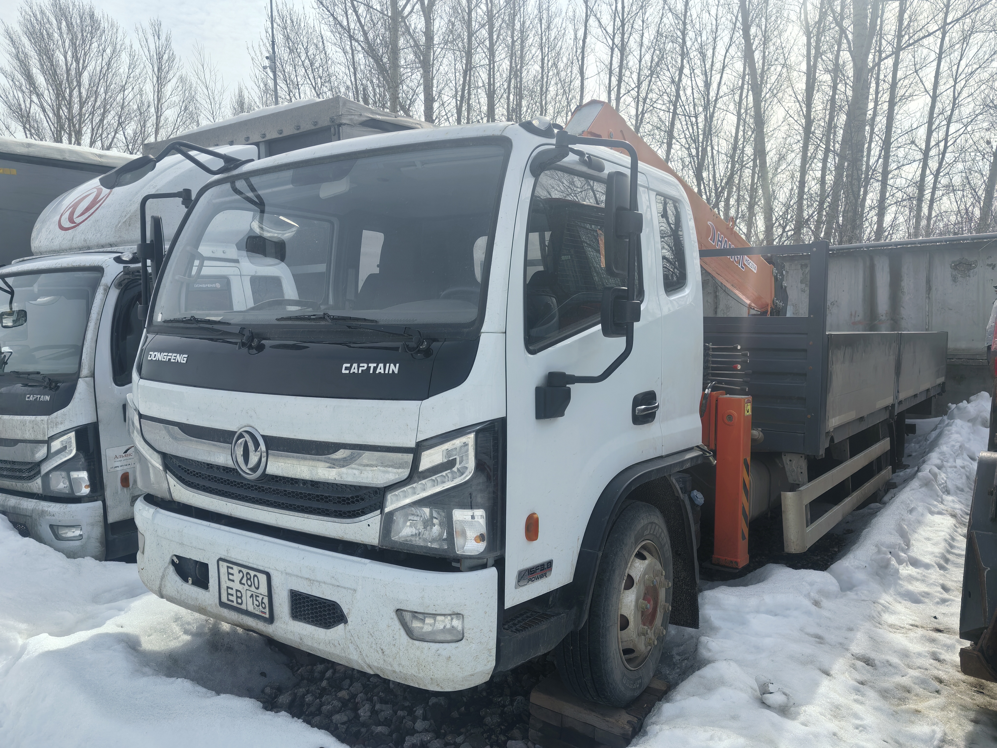 Феникс 78* на шасси Dongfeng C120 4x2 Бортовой с КМУ 2024 г. - фото 3