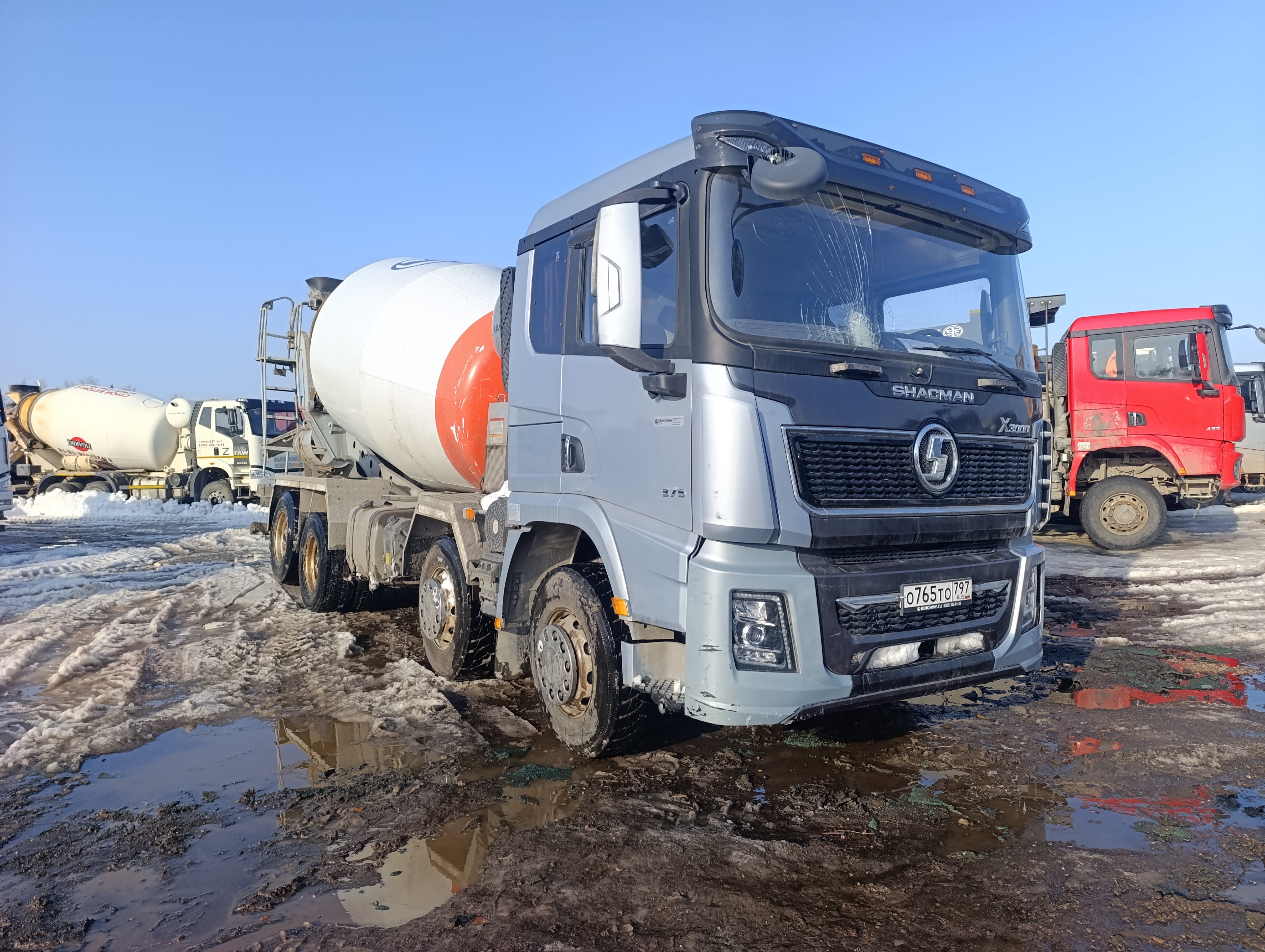 Shacman (Shaanxi) SX* 8x4 Автобетоносмеситель 2024 г. - фото 2