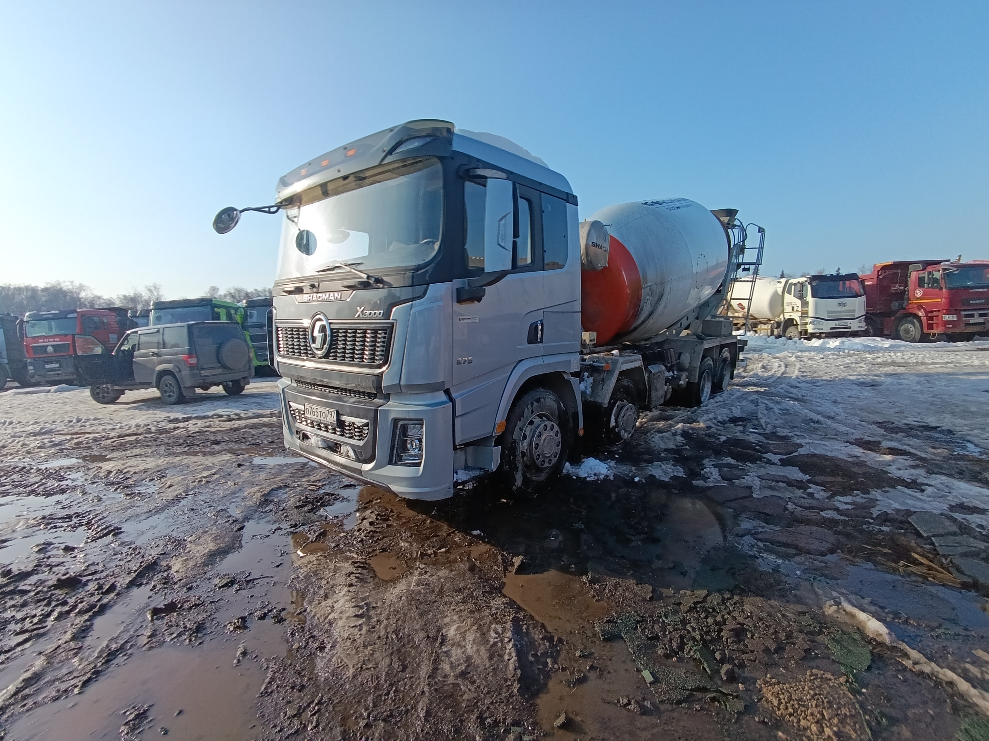 Shacman (Shaanxi) SX* 8x4 Автобетоносмеситель 2024 г. - фото 3