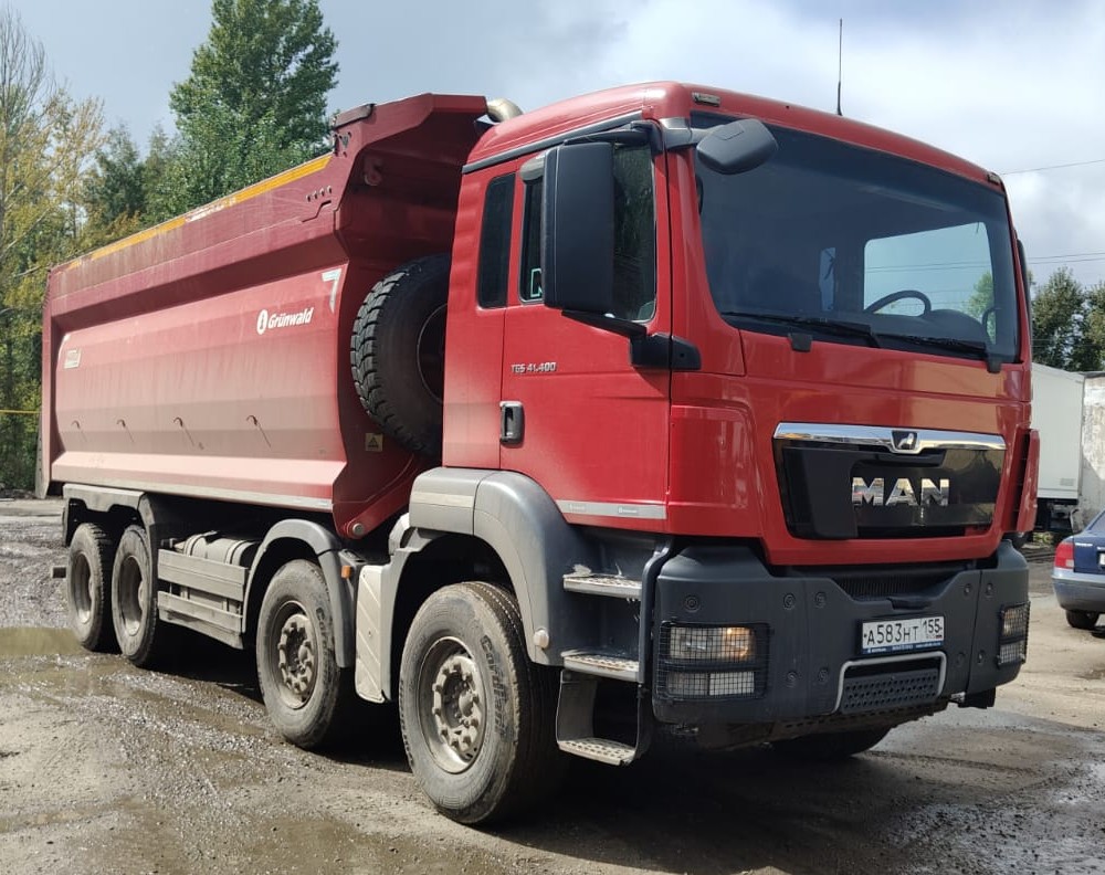 Grunwald 6582* на шасси MAN TGS 8x4 Самосвал 2021 г. - фото 3