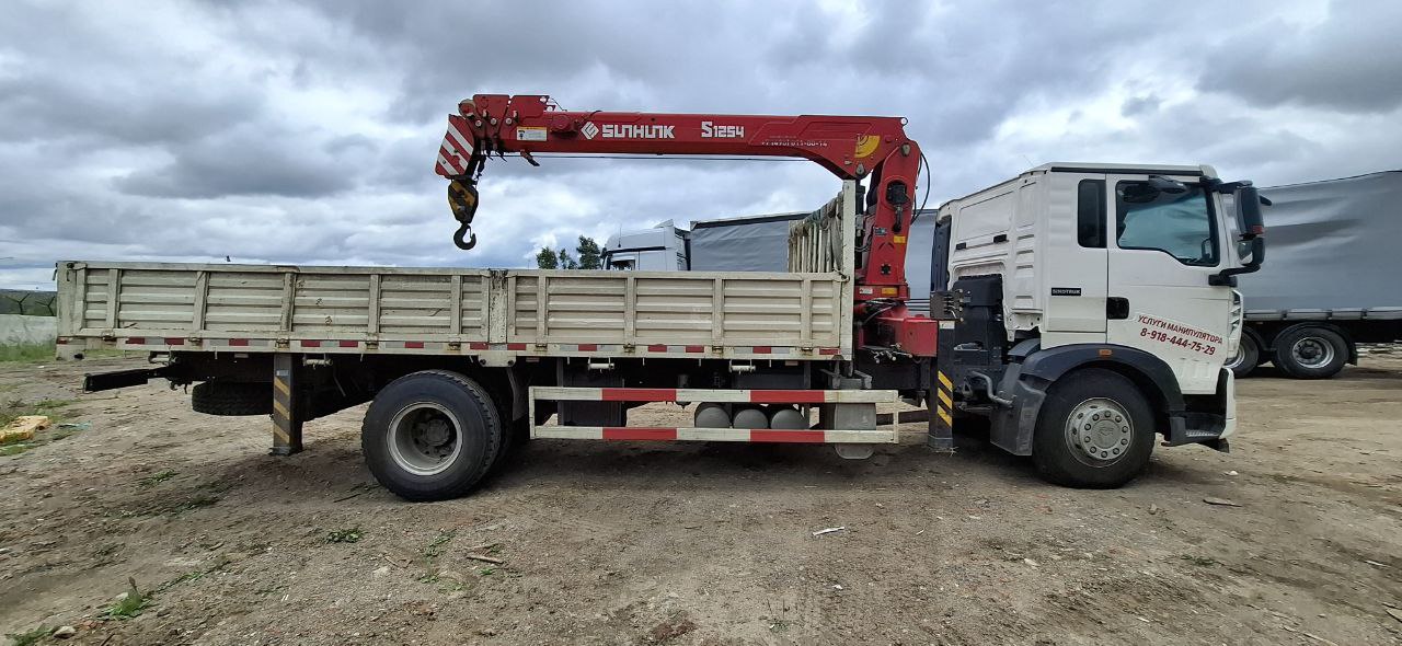 Howo T5G 4x2 Бортовой с КМУ 2023 г. - фото 8