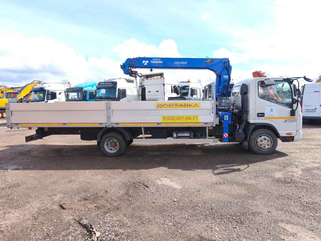 АВТОМОБИЛЬНЫЙ ЗАВОД ГЕФ 6046* на шасси JAC N90 Бортовой с КМУ 2022 г. - фото 3