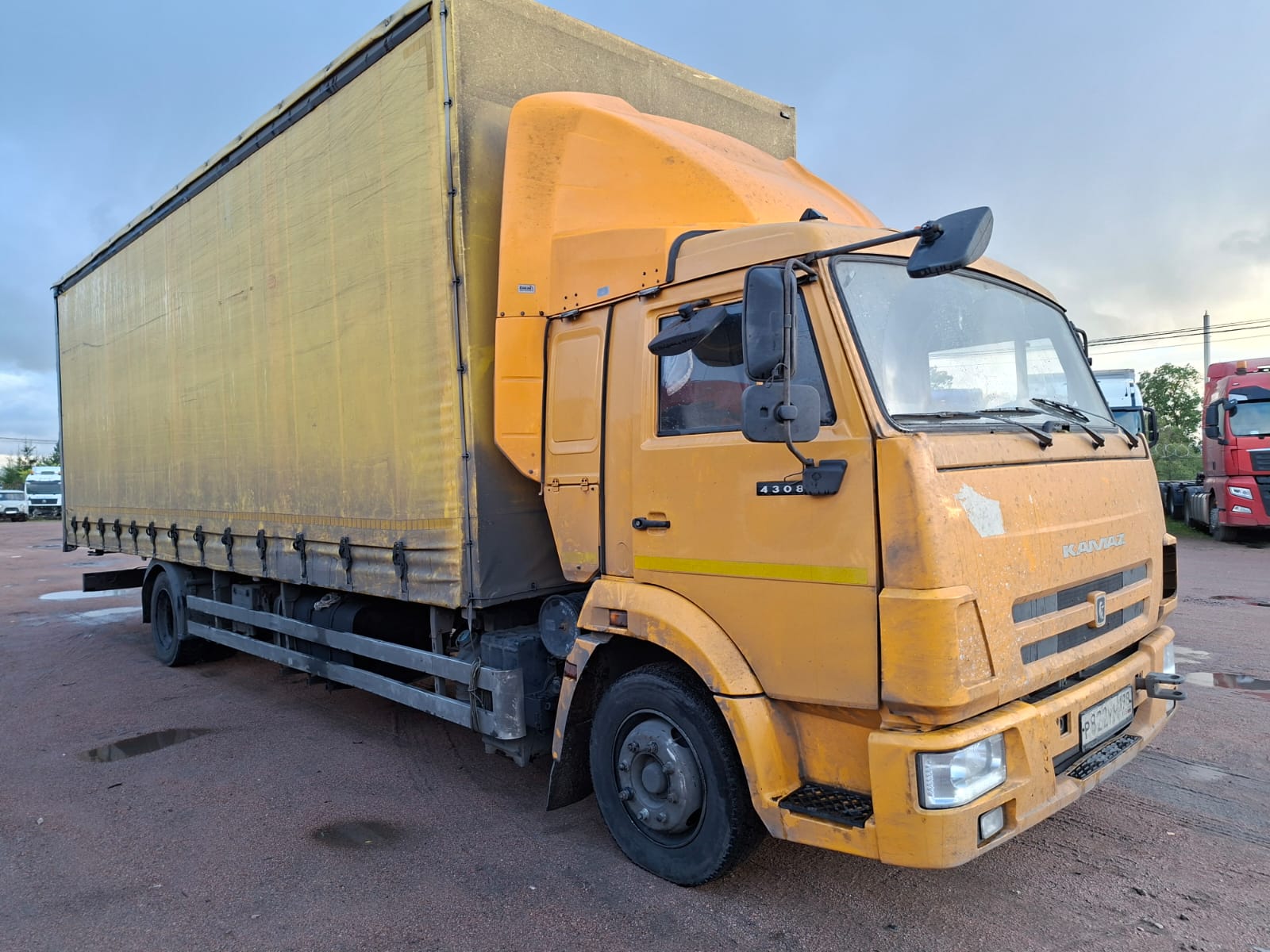 Коммерческие грузовики К7В* на шасси КамАЗ 4308 4x2 Бортовой (Евроборт) 2023 г. - фото 2