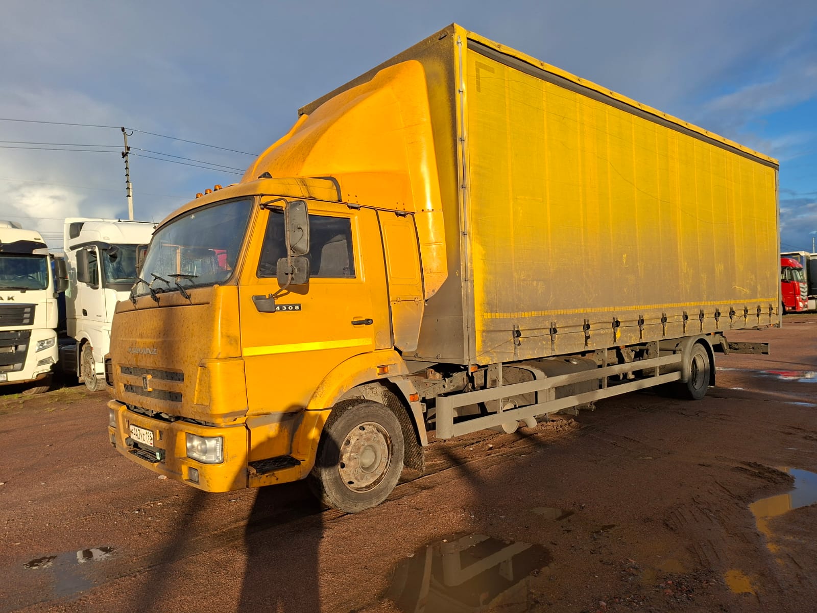 Коммерческие грузовики К7В* на шасси КамАЗ 4308 4x2 Бортовой (Евроборт) 2023 г. - фото 3