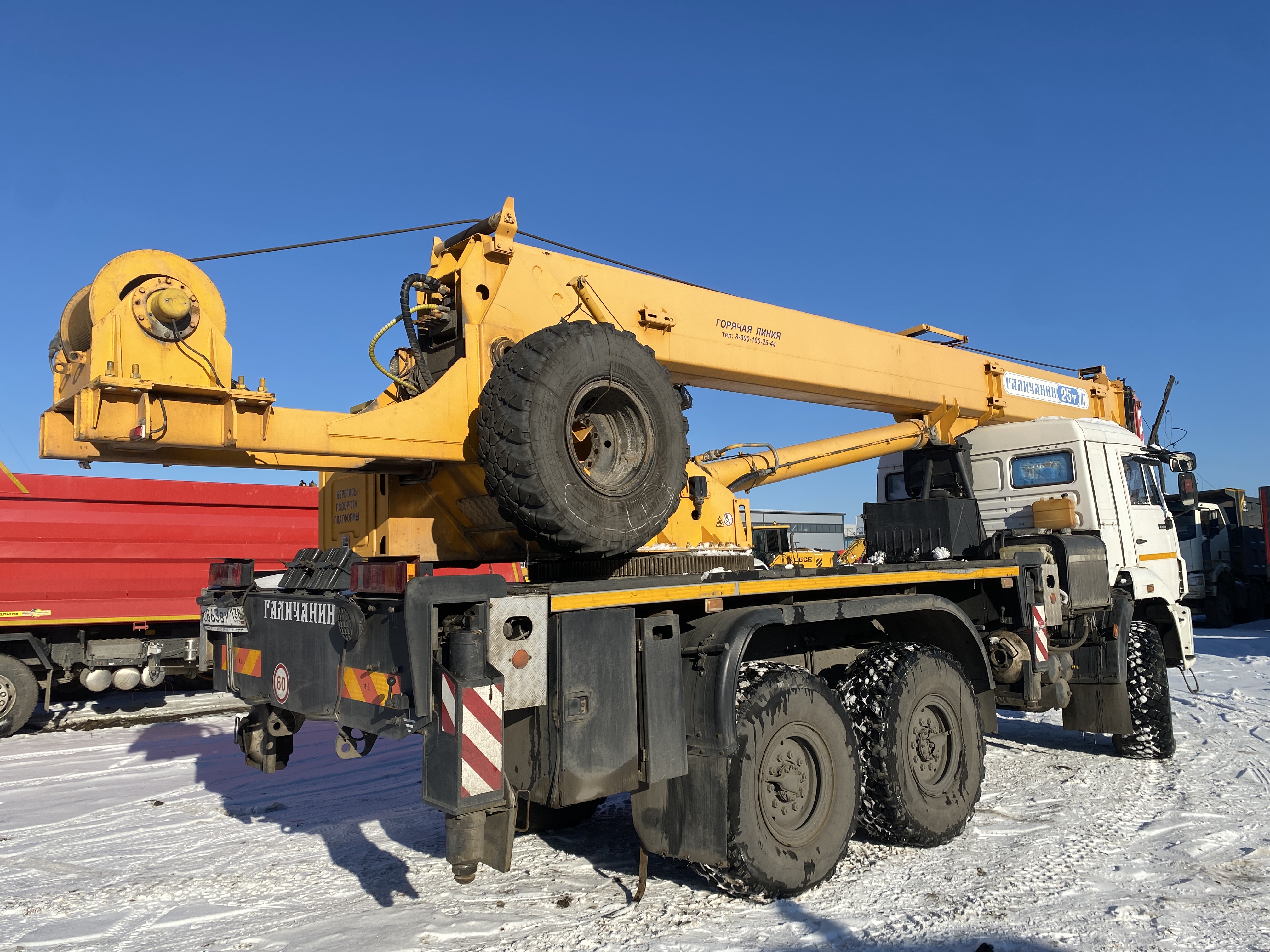 Галичский автокрановый завод (ГАКЗ) КС-55713* на шасси КамАЗ 43118 6x6 Автокран 2018 г. - фото 7
