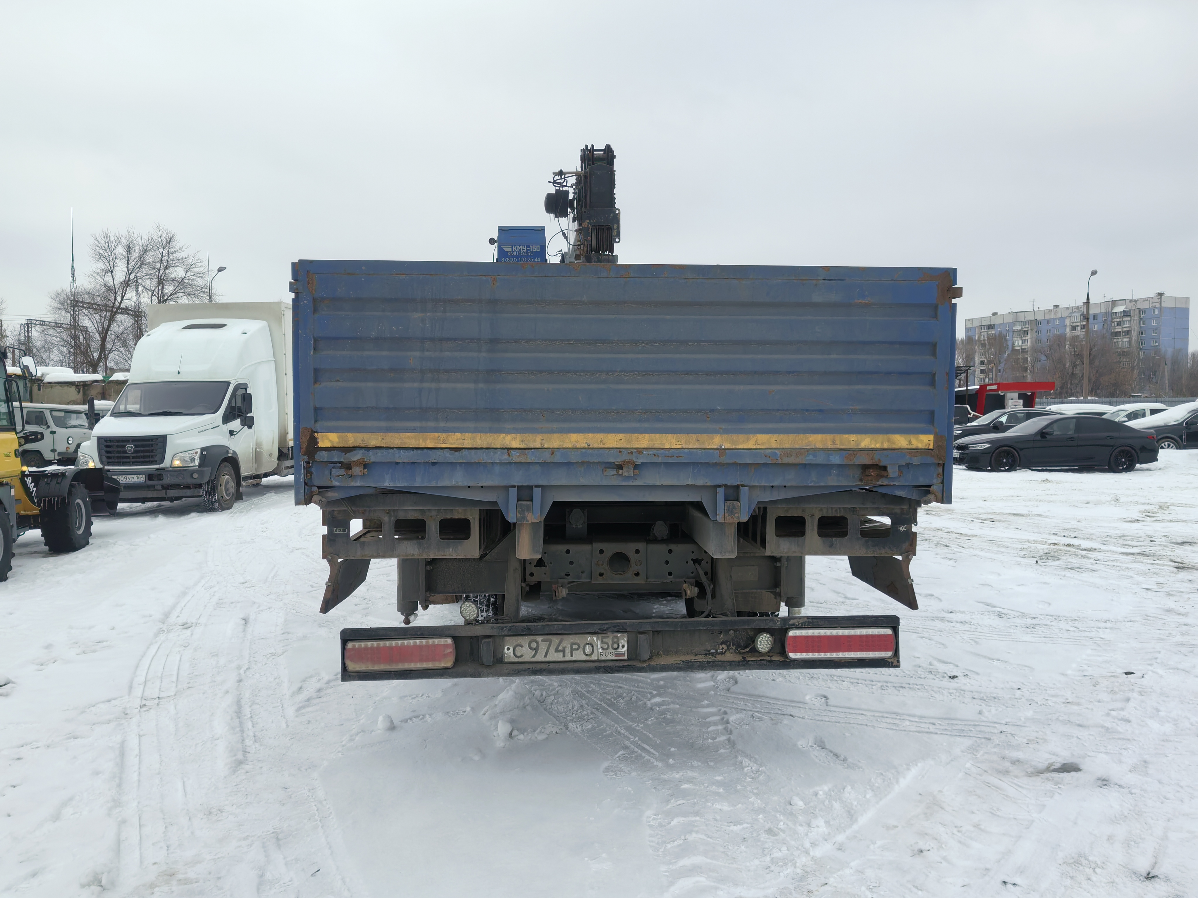 Галичский автокрановый завод (ГАКЗ) КМА-150* на шасси КамАЗ 65117 6x4 Бортовой с КМУ 2023 г. - фото 9