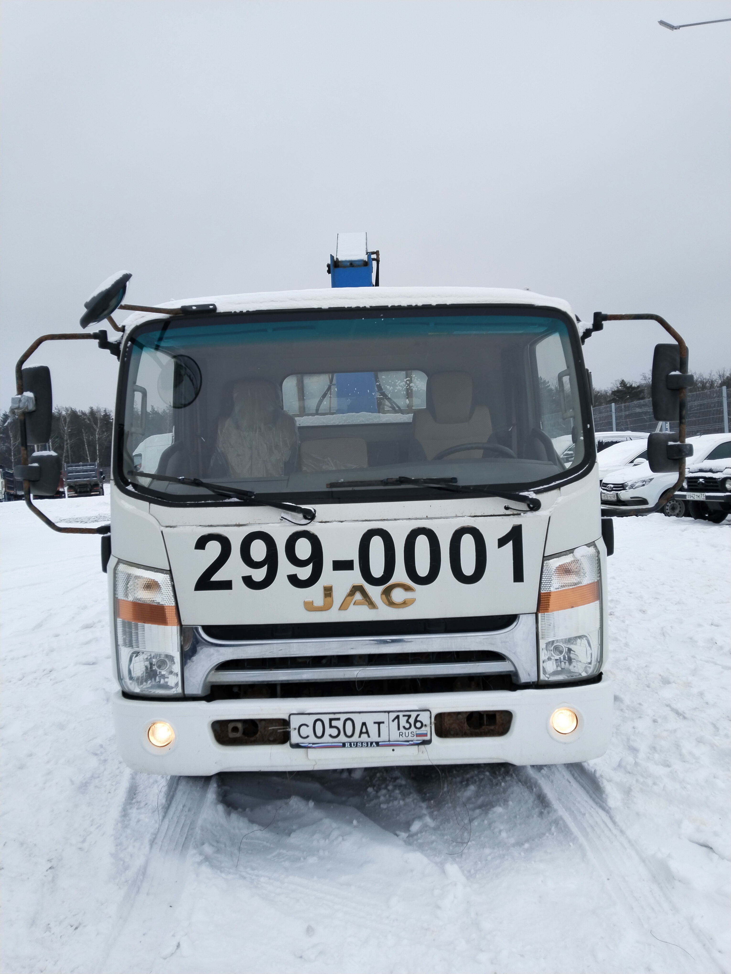 ЗАМС 3040* на шасси JAC N75 Бортовой с КМУ 2019 г.