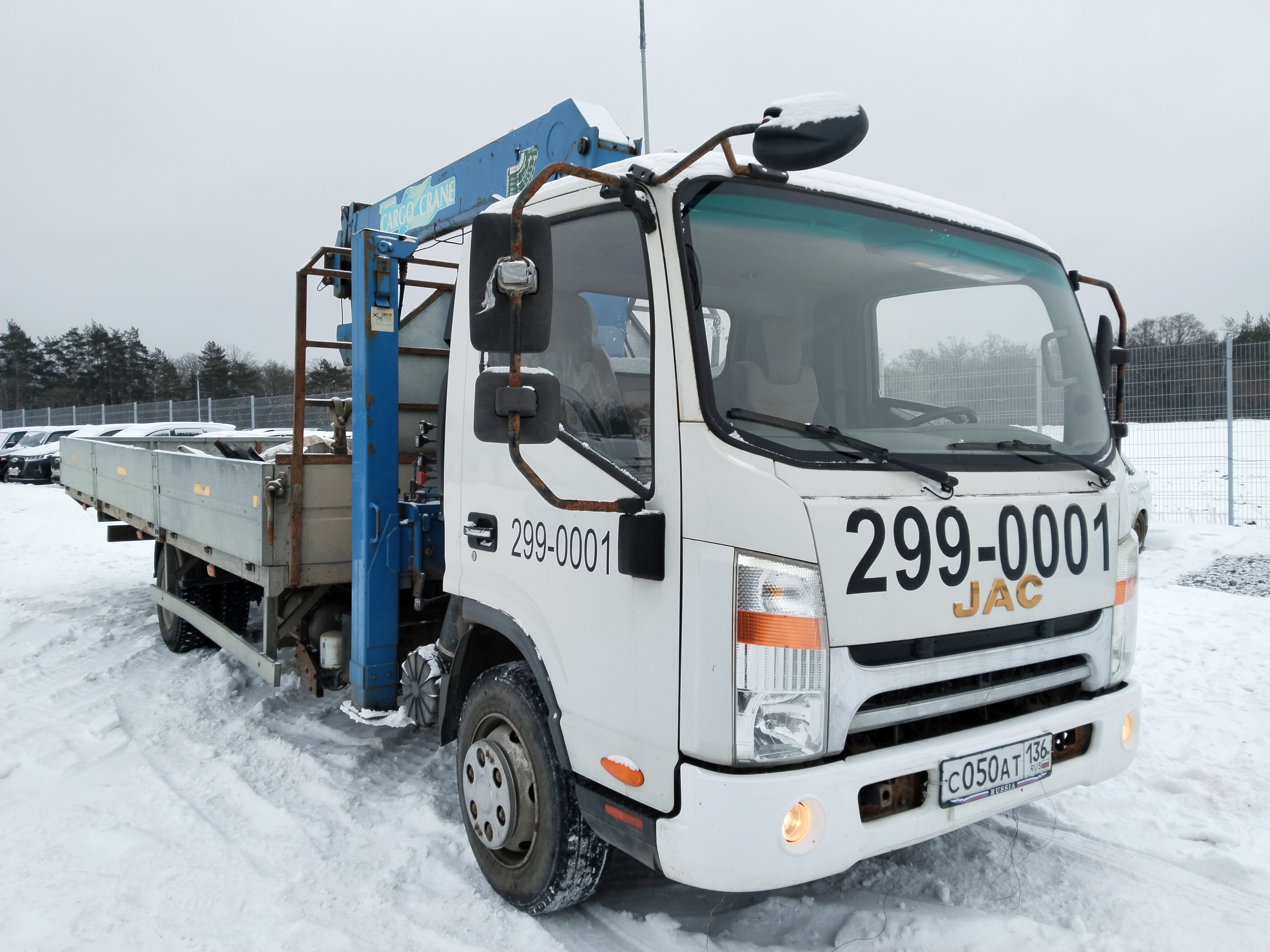 ЗАМС 3040* на шасси JAC N75 Бортовой с КМУ 2019 г. - фото 2