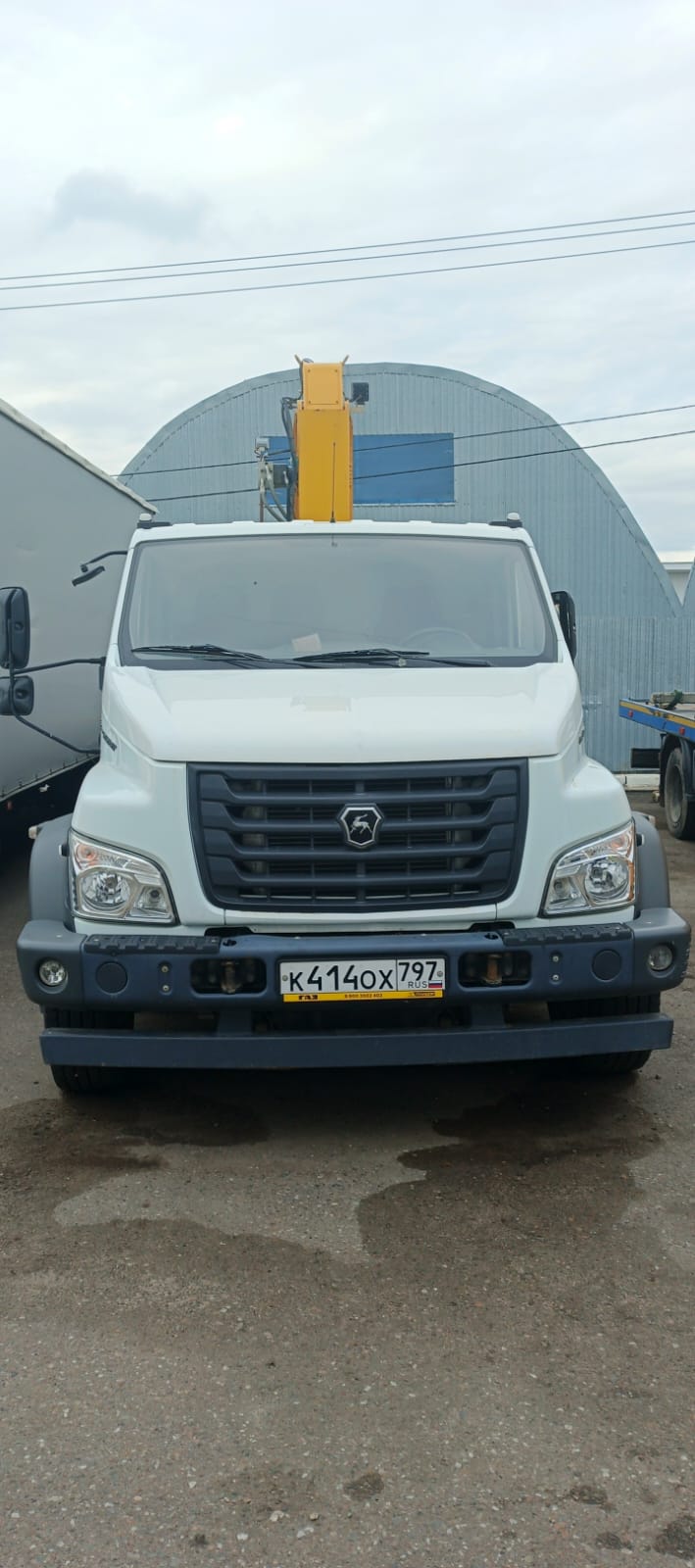 Новый завод 3010* на шасси GAZ GAZON NEXT Бортовой с КМУ_не актуально 2023 г.