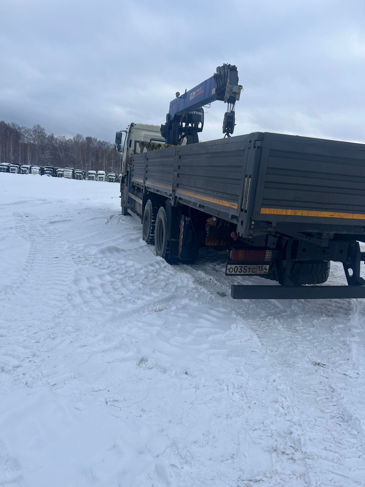 Строительные подъемные машины (СПМ) 7327* на шасси FAW CA 3250 6x4 Бортовой с КМУ 2023 г. - фото 8