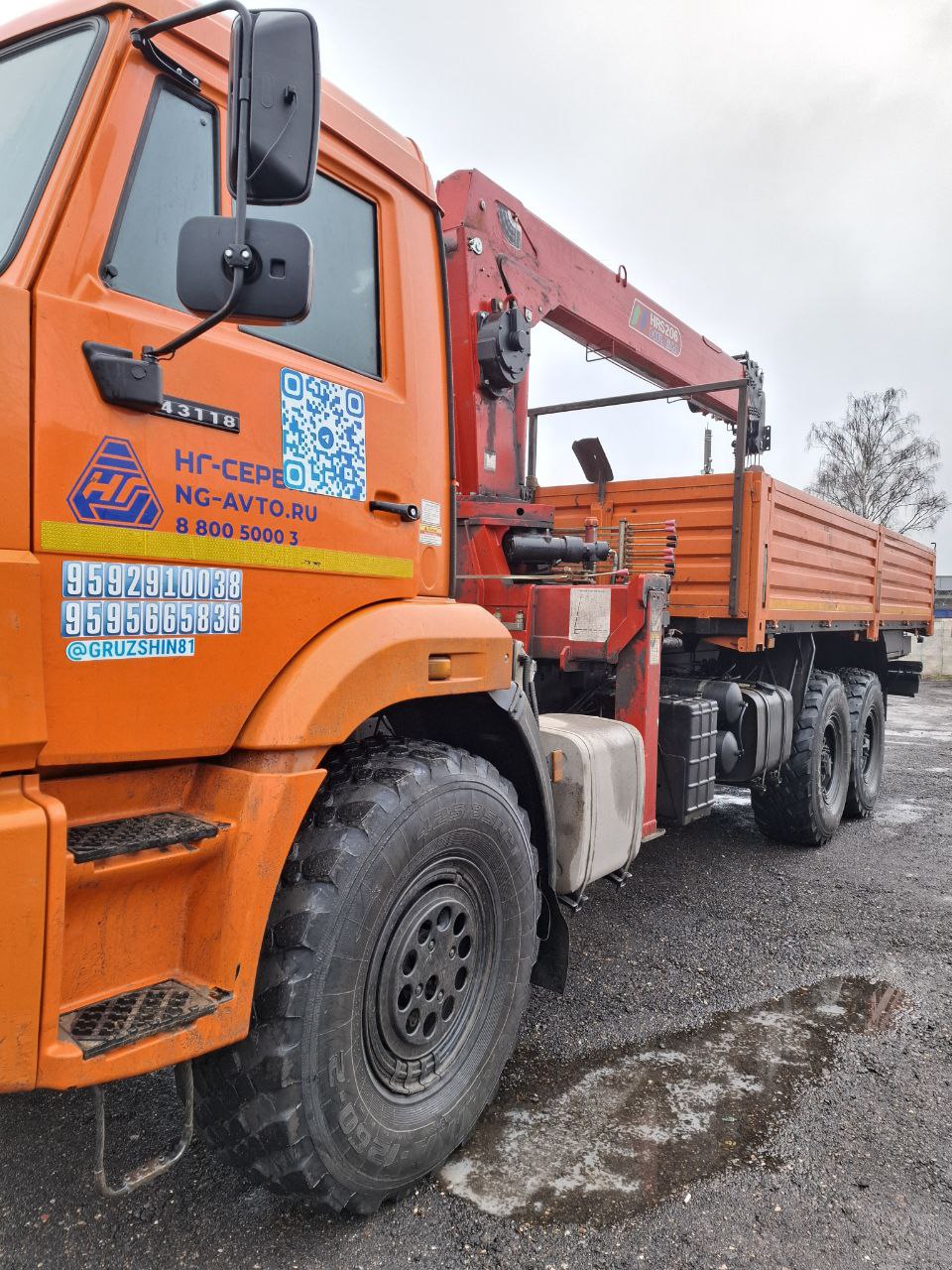КамАЗ 43118 6x6 Бортовой с КМУ 2024 г. - фото 3