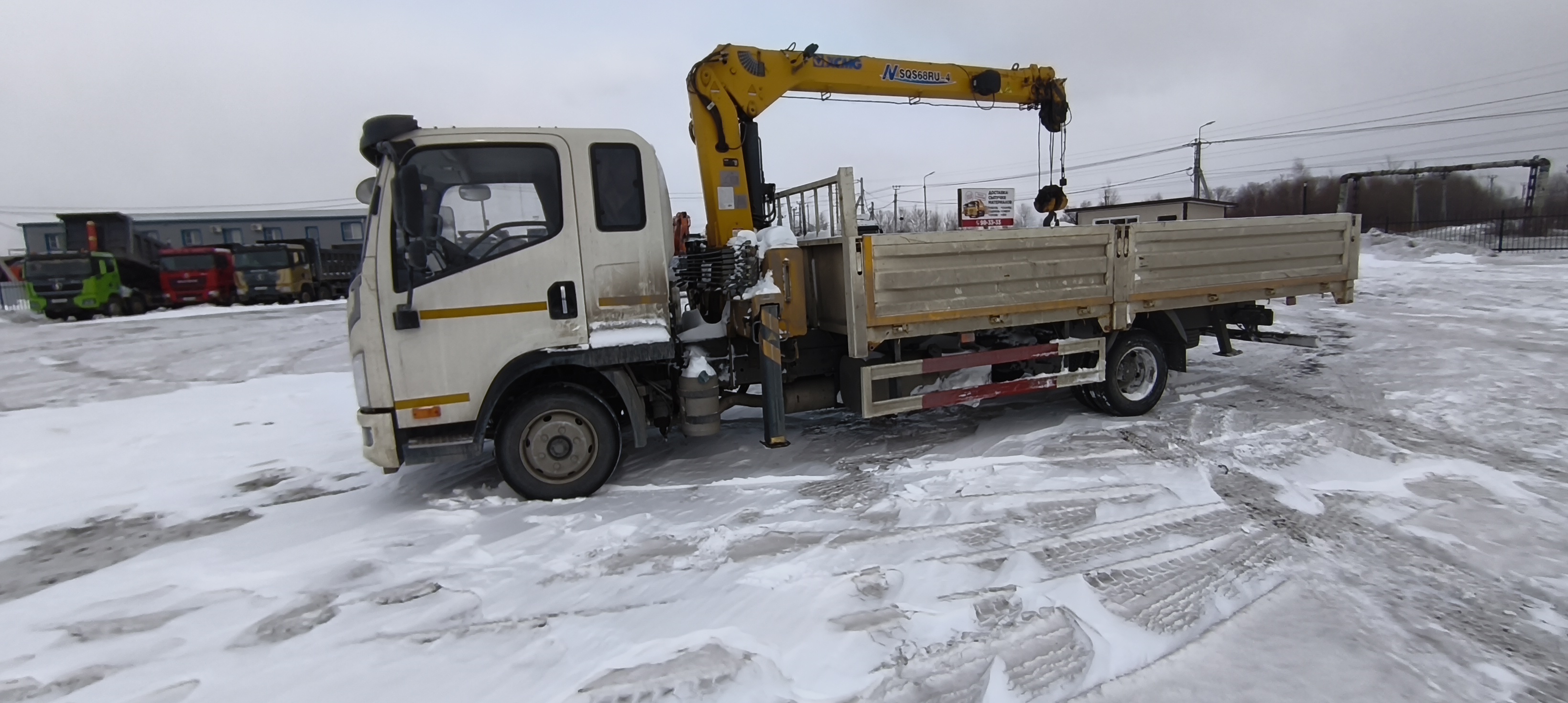 FAW Tiger V 4x2 Бортовой с КМУ 2023 г. - фото 5