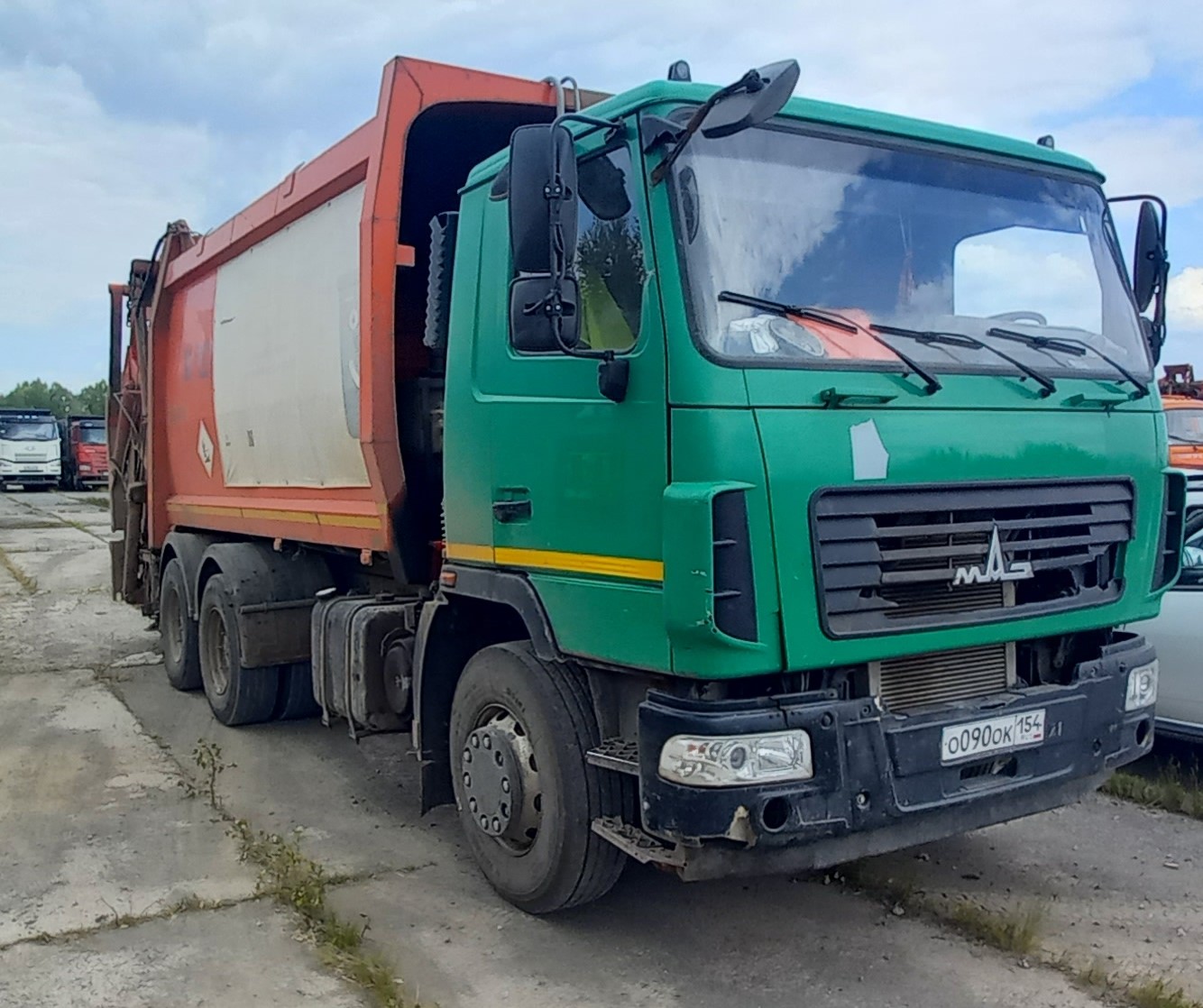 Мценский завод Коммаш КО-427* на шасси МАЗ 6312 6x4 Мусоровоз 2016 г. - фото 2