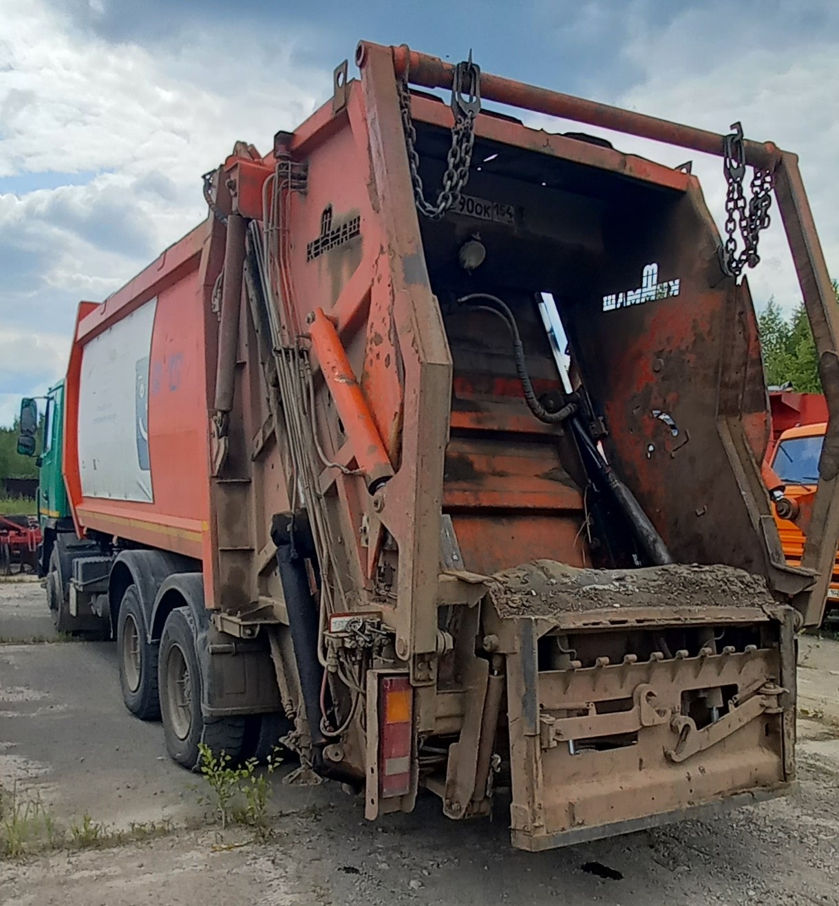 Мценский завод Коммаш КО-427* на шасси МАЗ 6312 6x4 Мусоровоз 2016 г. - фото 4