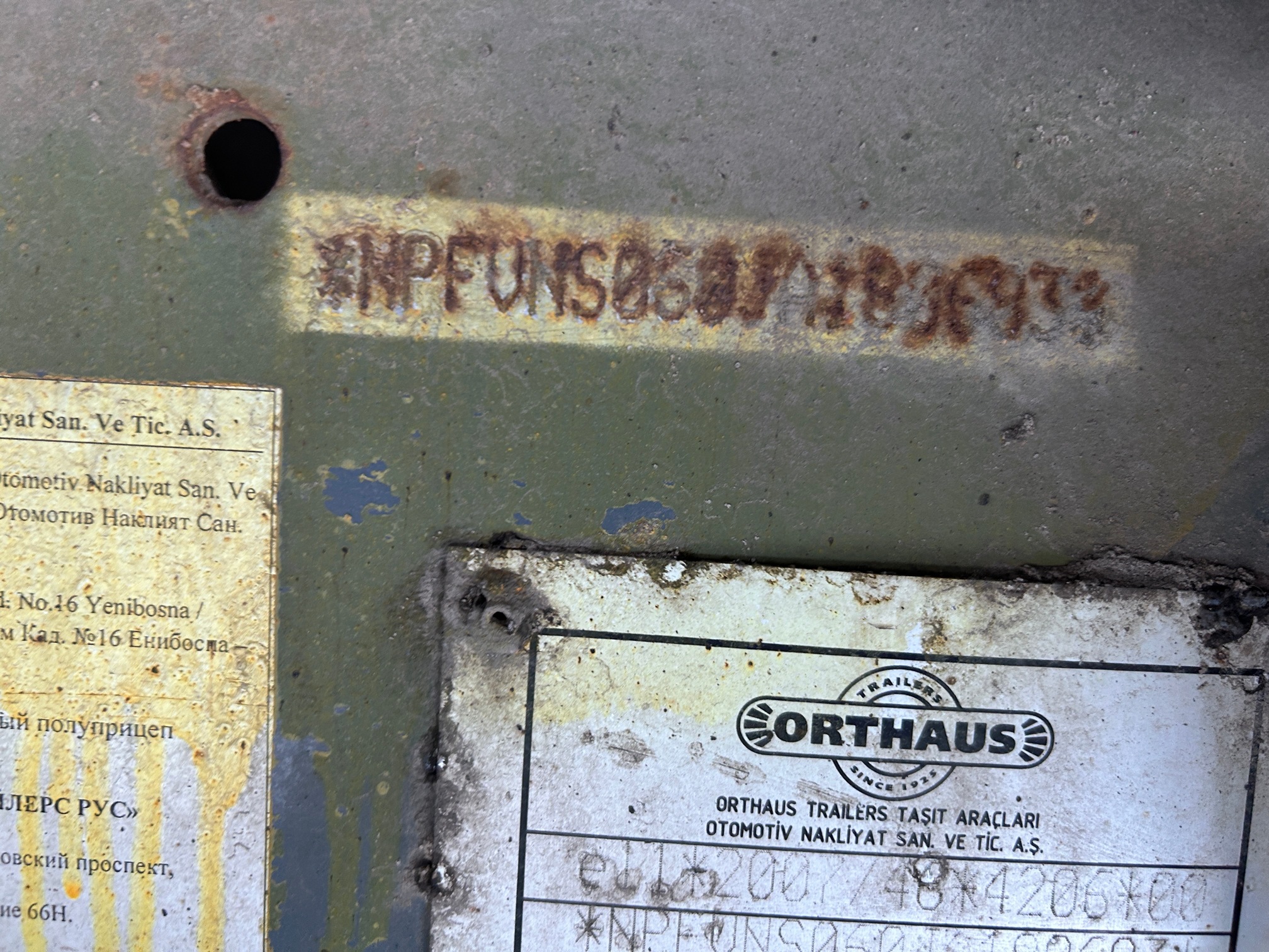 Полуприцеп ORTHAUS VNS060 (шторно-бортовой) 2018 г. - фото 2