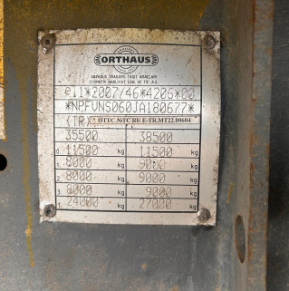 Полуприцеп ORTHAUS VNS060 (шторно-бортовой)