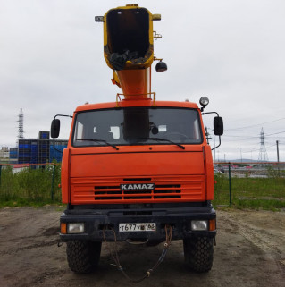 ИМЗ Автокран КС-45717К* на шасси КамАЗ 43118 6x6 Автокран