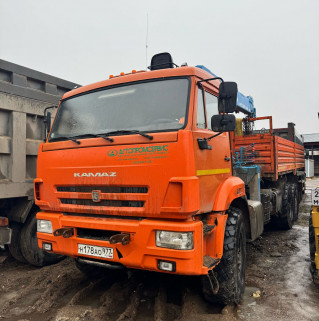 Агропромсервис 4382* на шасси КамАЗ 43118 6x6 Бортовой с КМУ