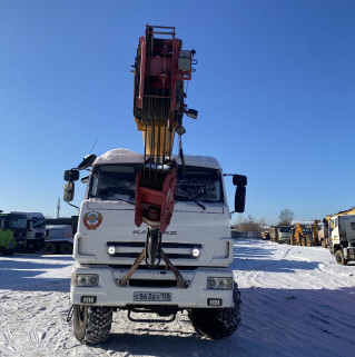 Галичский автокрановый завод (ГАКЗ) КС-55713* на шасси КамАЗ 43118 6x6 Автокран