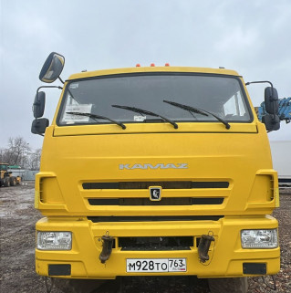 Строительные подъемные машины (СПМ) 7324* на шасси КамАЗ 53504 6x6 Седельный тягач с КМУ